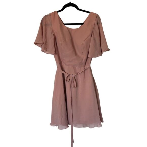 No brand Dresses & Skirts - No brand Women's Pink A-Line V-Neck Short Dress Party Cocktail S